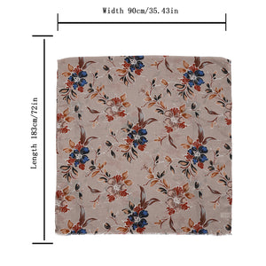 1095703 WAMSOFT Stylish Cotton-Linen Feel Lightweight Polyester Scarf