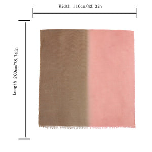 1173-04 WAMSOFT Stylish Cotton-Linen Feel Lightweight Polyester Scarf