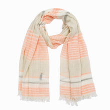Load image into Gallery viewer, 1185-02 WAMSOFT Stylish Cotton-Linen Feel Lightweight Polyester Scarf
