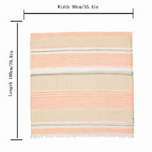 Load image into Gallery viewer, 1185-02 WAMSOFT Stylish Cotton-Linen Feel Lightweight Polyester Scarf
