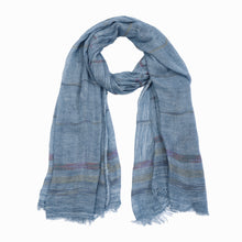 Load image into Gallery viewer, 1187-02 WAMSOFT Stylish Cotton-Linen Feel Lightweight Polyester Scarf
