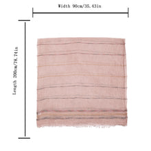 Load image into Gallery viewer, 1187-03 WAMSOFT Stylish Cotton-Linen Feel Lightweight Polyester Scarf
