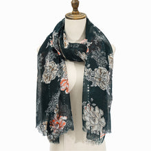 Load image into Gallery viewer, 1198-03 WAMSOFT Stylish Cotton-Linen Feel Lightweight Polyester Scarf
