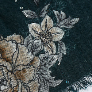1198-03 WAMSOFT Stylish Cotton-Linen Feel Lightweight Polyester Scarf