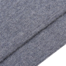 Load image into Gallery viewer, 4440-01   WAMSOFT 100% Merino Wool Scarf, Unisex Basic Knit Scarf, White Grey
