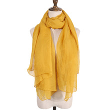Load image into Gallery viewer, 4460-16 WAMSOFT Women&#39;s Chiffon Scarf - Lightweight, Comfortable, and Versatile | Fashion solid color Scarf Wraps in Rich Colors
