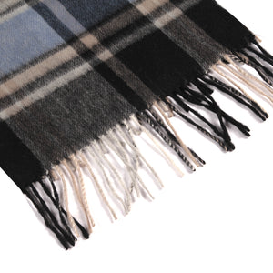 1017305   WAMSOFT 100% Pure Wool Scarf, Thick Long Plaid Scarf Winter Tartan Scarves for Men Women
