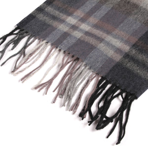 1017307   WAMSOFT 100% Pure Wool Scarf, Thick Long Plaid Scarf Winter Tartan Scarves for Men Women