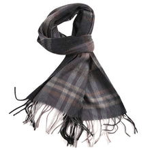 Load image into Gallery viewer, 1017307   WAMSOFT 100% Pure Wool Scarf, Thick Long Plaid Scarf Winter Tartan Scarves for Men Women
