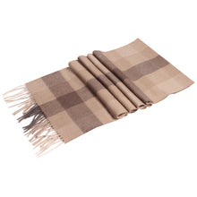 Load image into Gallery viewer, 1017317   WAMSOFT 100% Pure Wool Scarf, Thick Long Plaid Scarf Winter Tartan Scarves for Men Women
