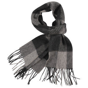 1017321    WAMSOFT 100% Pure Wool Scarf, Thick Long Plaid Scarf Winter Tartan Scarves for Men Women