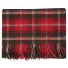 Load image into Gallery viewer, 1107601   WAMSOFT 100% Pure Wool tartan Scarf, Winter scarf for women cold weather
