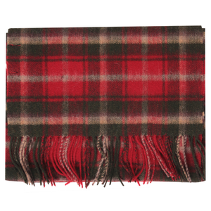 1107601   WAMSOFT 100% Pure Wool tartan Scarf, Winter scarf for women cold weather