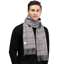 Load image into Gallery viewer, 1136125 WAMSOFT Mens 100% Pure Cashmere Scarf-Formal Soft Warm Scarf; 2-Ply Ultra Plush
