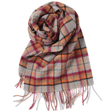Load image into Gallery viewer, 1162002   WAMSOFT 100% Pure Wool Scarf, Wool scarves for women，scottish tartan scarf
