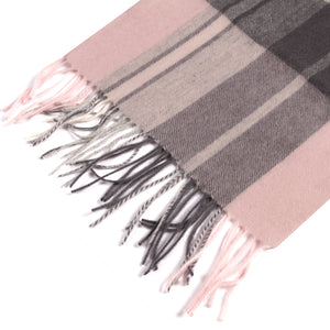 1216102   WAMSOFT 100% Pure Wool Scarf, Thick Long Plaid Scarf Winter Tartan Scarves for Men Women