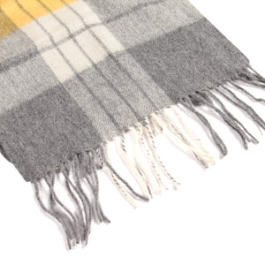 1216106   WAMSOFT 100% Pure Wool Scarf, Thick Long Plaid Scarf Winter Tartan Scarves for Men Women