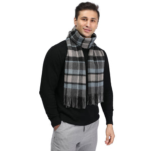155546 WAMSOFT Mens 100% Pure Cashmere Scarf, Real cashmere scarf