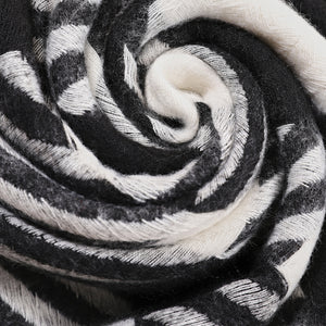 4214-11 WAMSOFT Women's Scarf Warm Plaid Long Large Scarf, Cold Winter Wraps,Shawls ,black&white