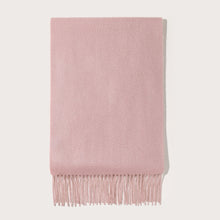 Load image into Gallery viewer, 886402 WAMSOFT 100% Cashmere scarf women, Pink cashmere scarf
