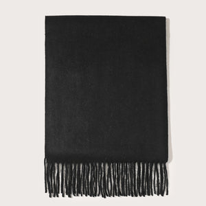 886414 WAMSOFT Women's 100% Pure Cashmere Scarf womens , Cashmere Scarf,Solid Black